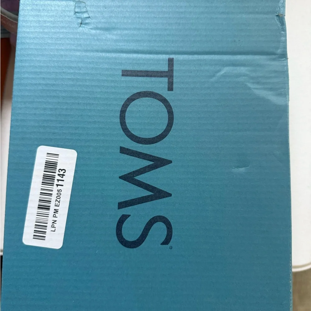 TOMS Women's Silver Espadrille Shoes - Picture 5 of 5
